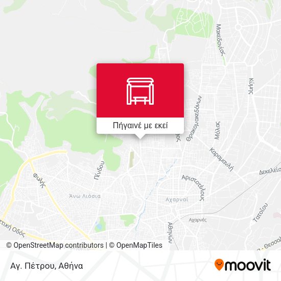 Αγ. Πέτρου χάρτης