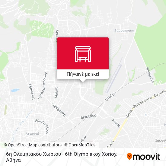 6η Ολυμπιακου Χωριου - 6th Olympiakoy Xorioy χάρτης