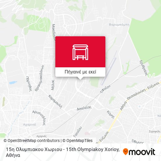 15η Ολυμπιακου Χωριου - 15th Olympiakoy Xorioy χάρτης