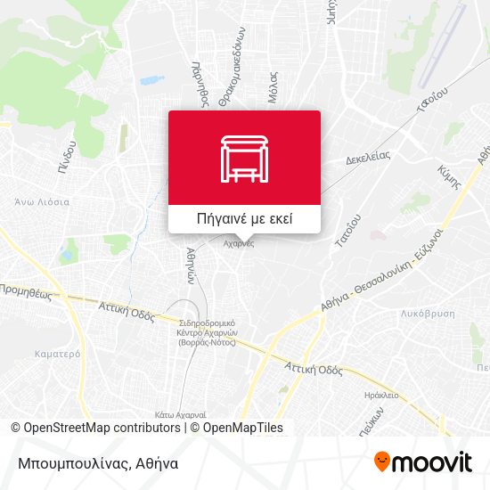 Μπουμπουλίνας χάρτης