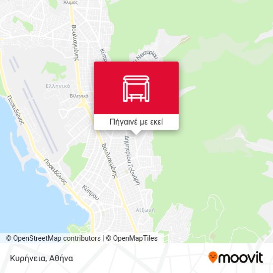 Κυρήνεια χάρτης
