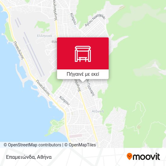 Επαμειώνδα χάρτης