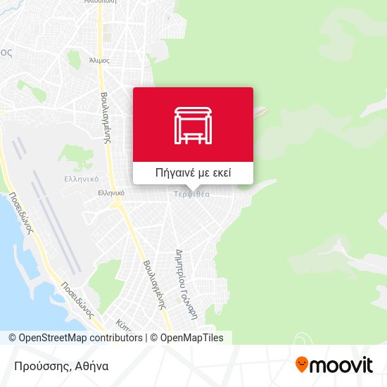 Προύσσης χάρτης