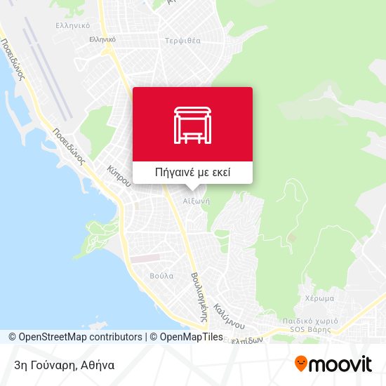 3η Γούναρη χάρτης