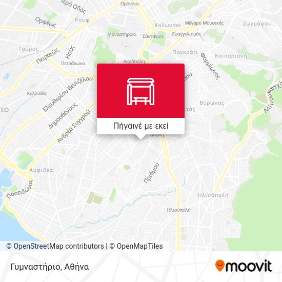 Γυμναστήριο χάρτης