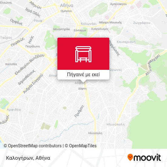 Καλογήρων χάρτης