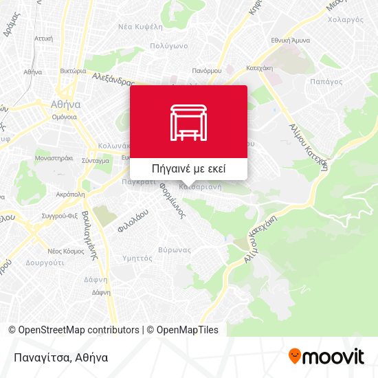 Παναγίτσα χάρτης
