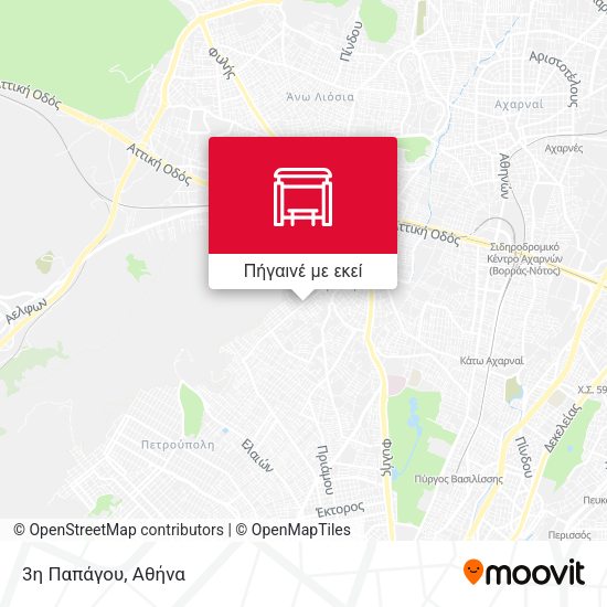 3η Παπάγου χάρτης