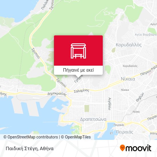 Παιδική Στέγη χάρτης