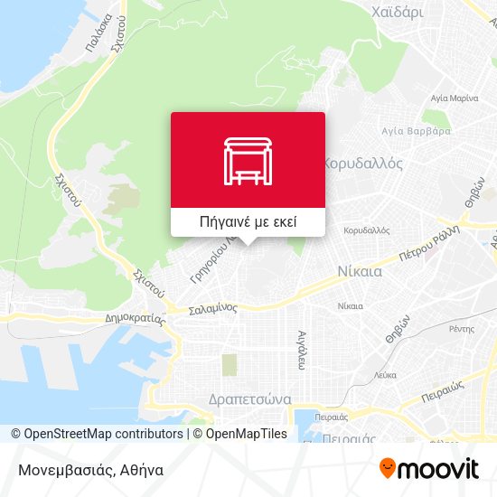 Μονεμβασιάς χάρτης