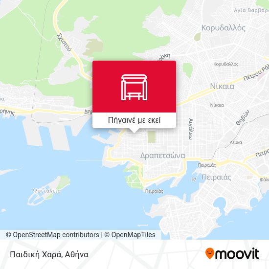 Παιδική Χαρά χάρτης