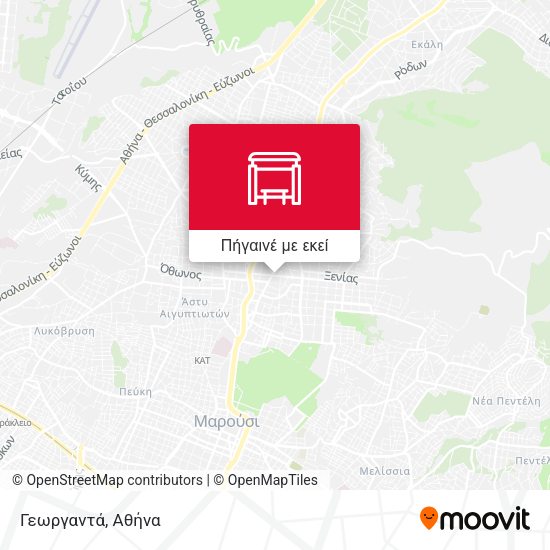Γεωργαντά χάρτης