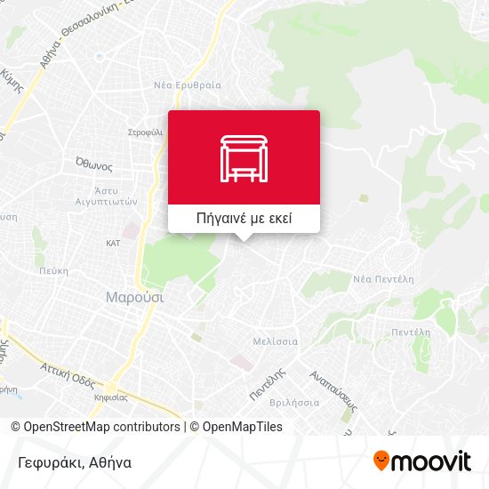 Γεφυράκι χάρτης