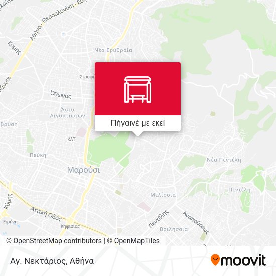 Αγ.  Νεκτάριος χάρτης