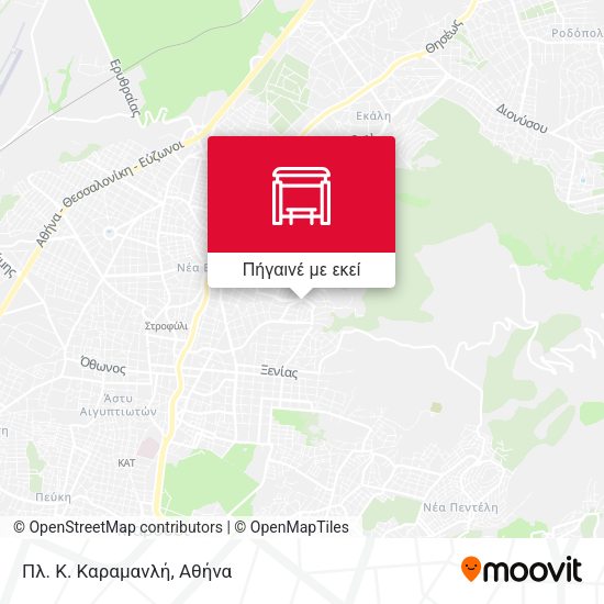 Πλ. Κ. Καραμανλή χάρτης