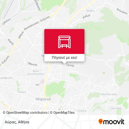 Αύρας χάρτης