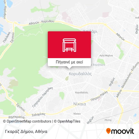 Γκαράζ Δήμου χάρτης