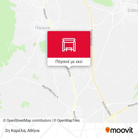 2η Καρέλα χάρτης