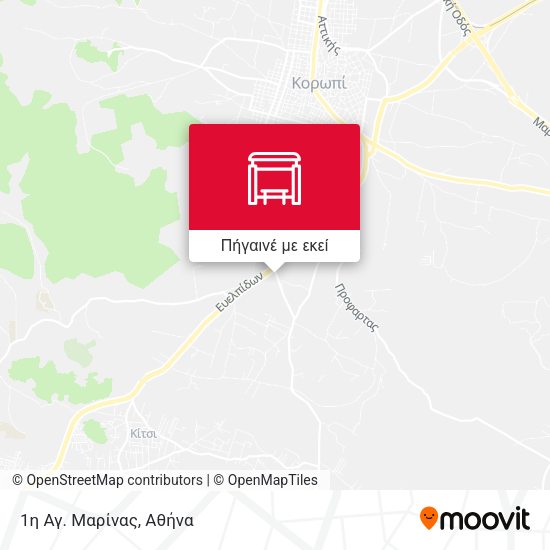 1η Αγ. Μαρίνας χάρτης