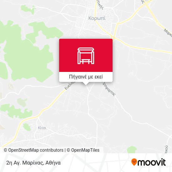 2η Αγ. Μαρίνας χάρτης
