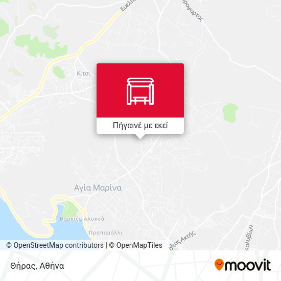 Θήρας χάρτης