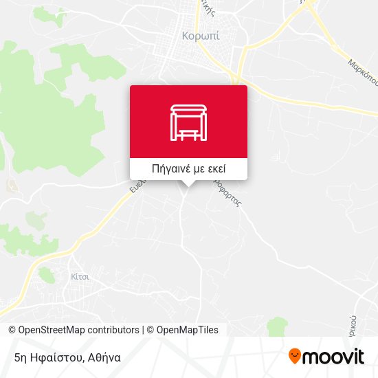 5η Ηφαίστου χάρτης