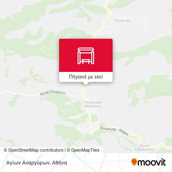 Αγίων Αναργύρων χάρτης