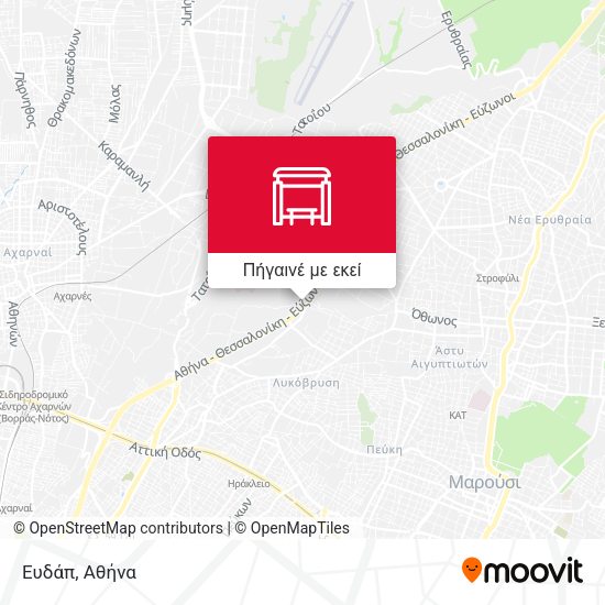 Ευδάπ χάρτης