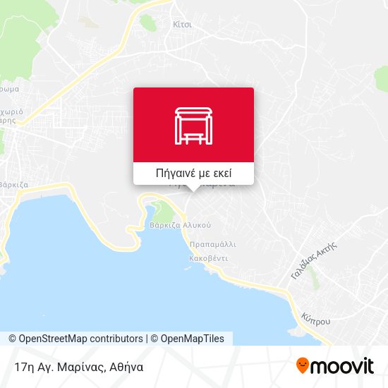 17η Αγ. Μαρίνας χάρτης