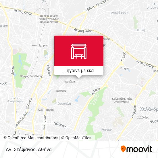 Αγ. Στέφανος χάρτης
