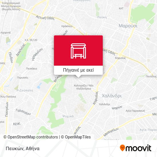 Πευκών χάρτης