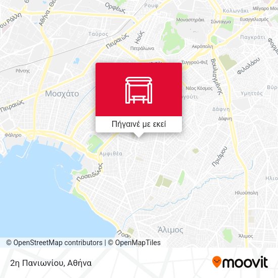 2η Πανιωνίου χάρτης