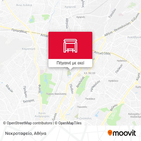 Νεκροταφείο χάρτης
