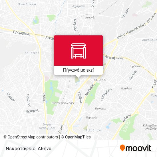 Νεκροταφείο χάρτης