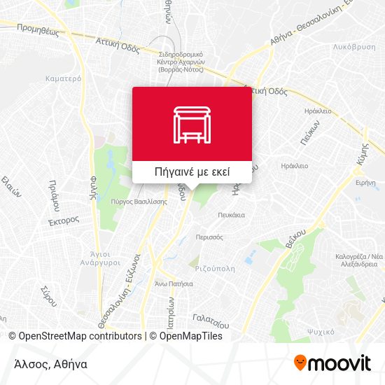 Άλσος χάρτης
