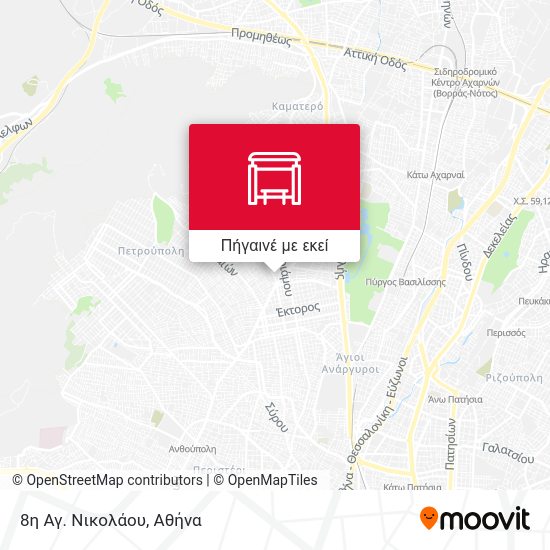 8η Αγ. Νικολάου χάρτης