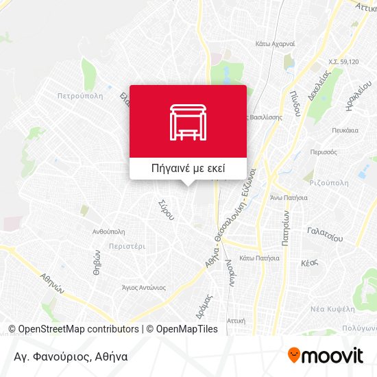 Αγ. Φανούριος χάρτης