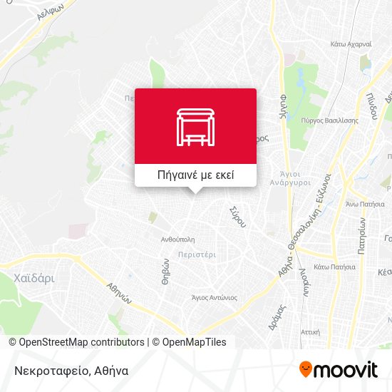 Νεκροταφείο χάρτης