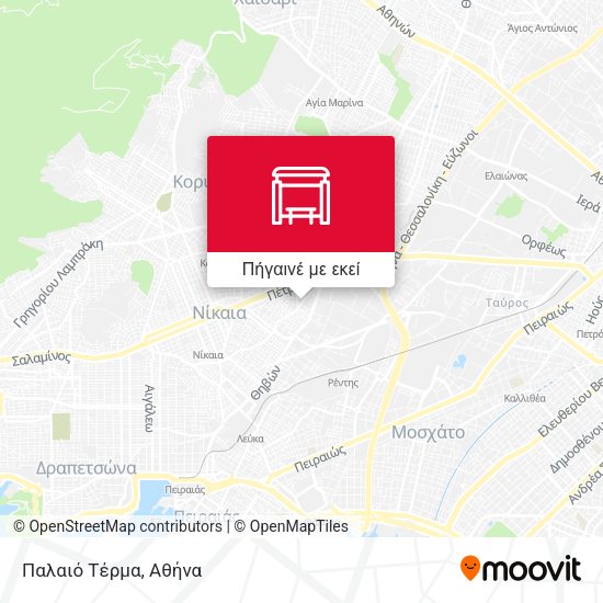 Παλαιό Τέρμα χάρτης