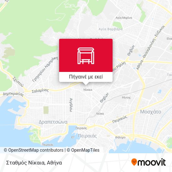 Σταθμός Νίκαια χάρτης