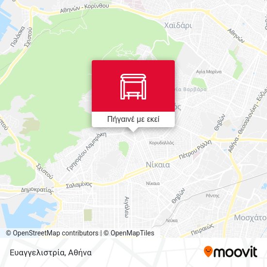 Ευαγγελιστρία χάρτης
