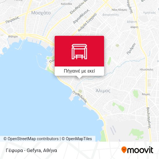 Γέφυρα - Gefyra χάρτης