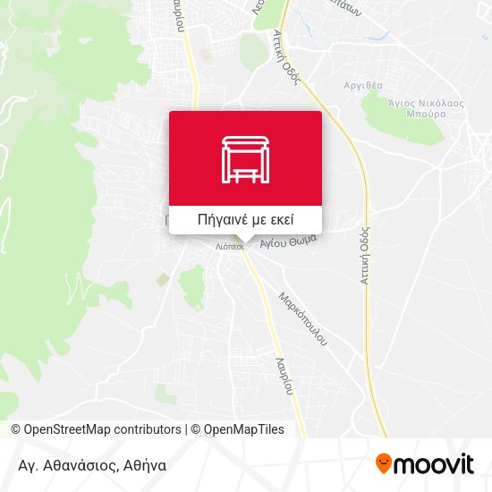 Αγ. Αθανάσιος χάρτης