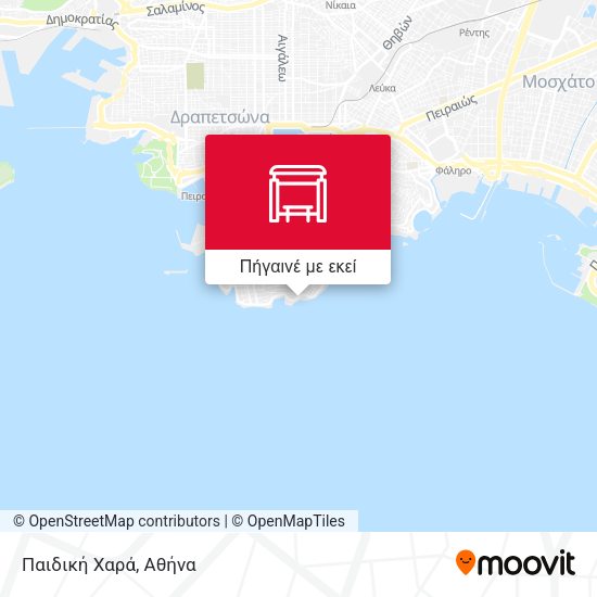 Παιδική Χαρά χάρτης