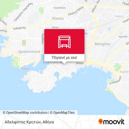 Αδελφότης Κρητών χάρτης