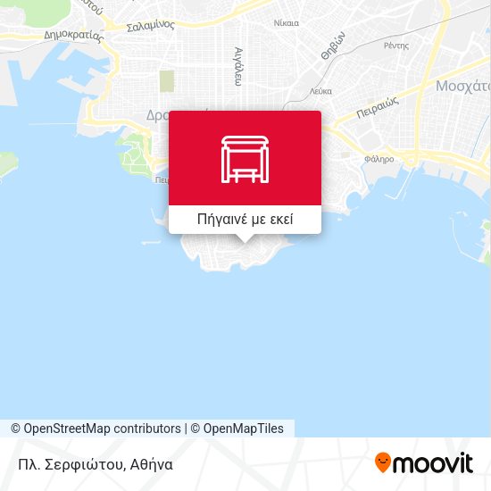 Πλ. Σερφιώτου χάρτης