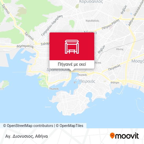 Αγ. Διονυσιος χάρτης