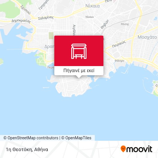 1η Θεοτόκη χάρτης