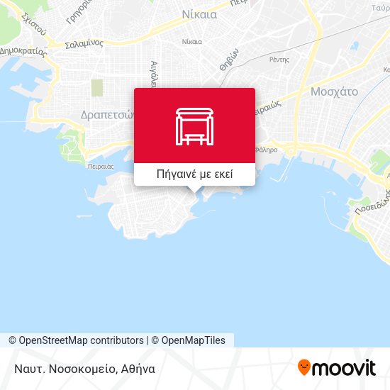 Ναυτ. Νοσοκομείο χάρτης