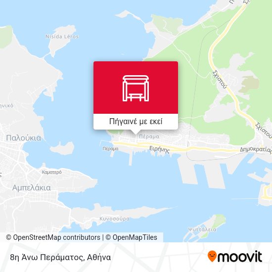 8η Άνω Περάματος χάρτης